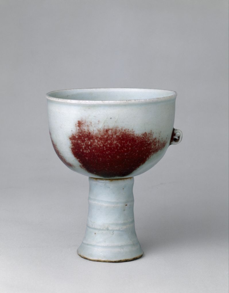 图片[1]-Jingdezhen kiln underglaze red rotary cup-China Archive